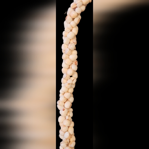 RARE Vintage Conch Shell Beaded Necklace
